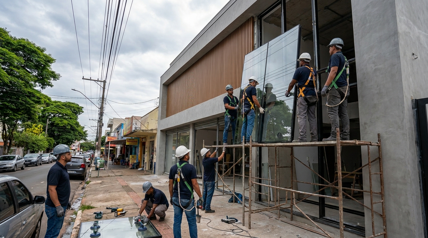 Fachada de Vidro em Duque de Caxias‑RJ