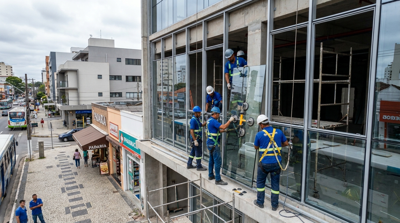 Fachada de Vidro em Duque de Caxias‑RJ